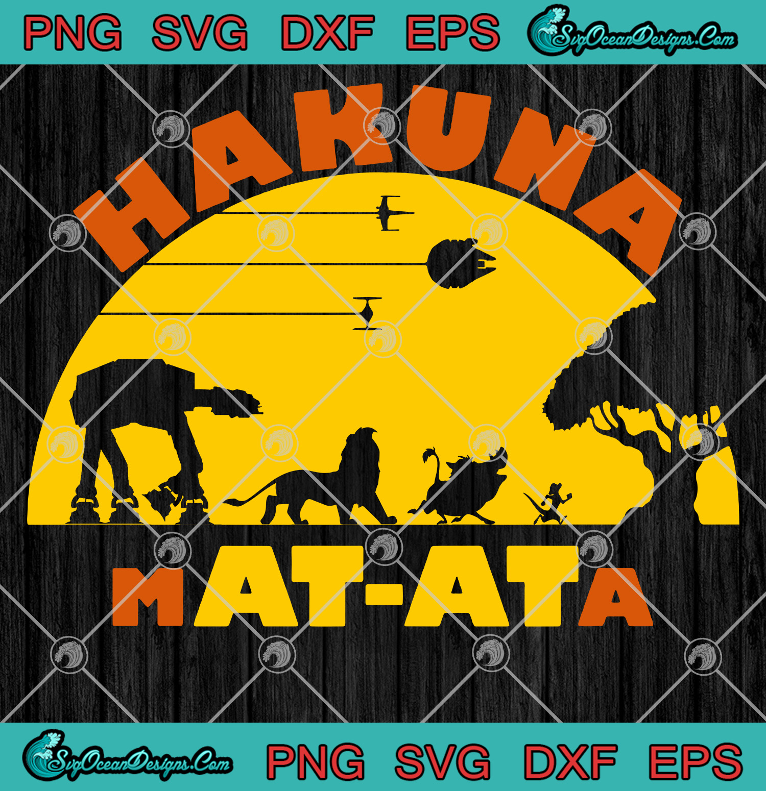 Download Hakuna Matata AT-AT Walker Star wars Svg Png Eps Dxf ...