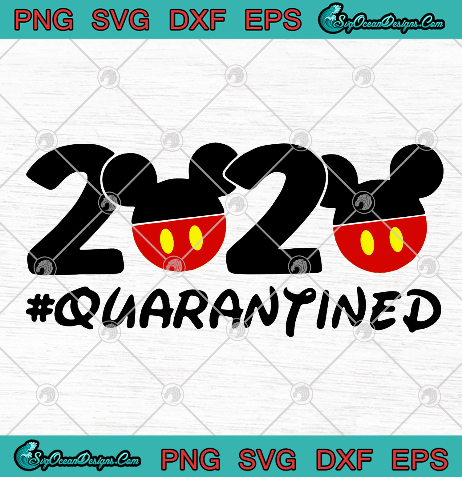 Download Disney Mickey Mouse 2020 Quarantined SVG PNG EPS DXF ...