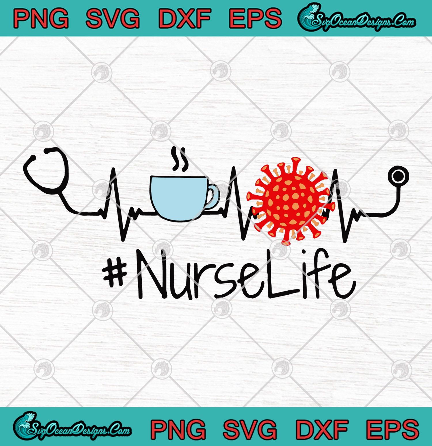 Download Coffee Coronavirus Nurse Life SVG PNG EPS - Covid 19 SVG ...