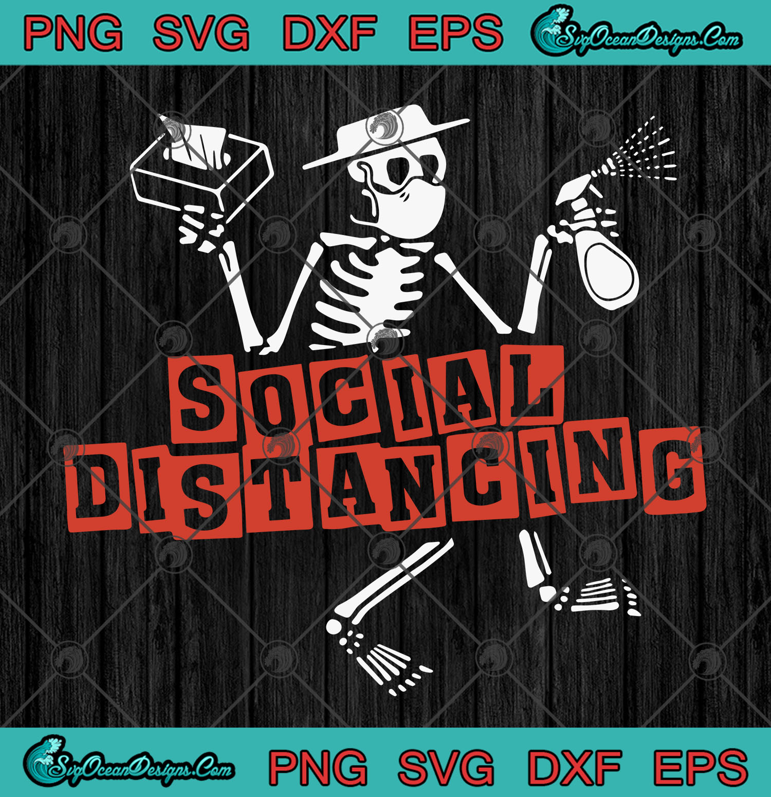 Download Social Distancing Dancing Skeleton Coronavirus SVG PNG EPS ...