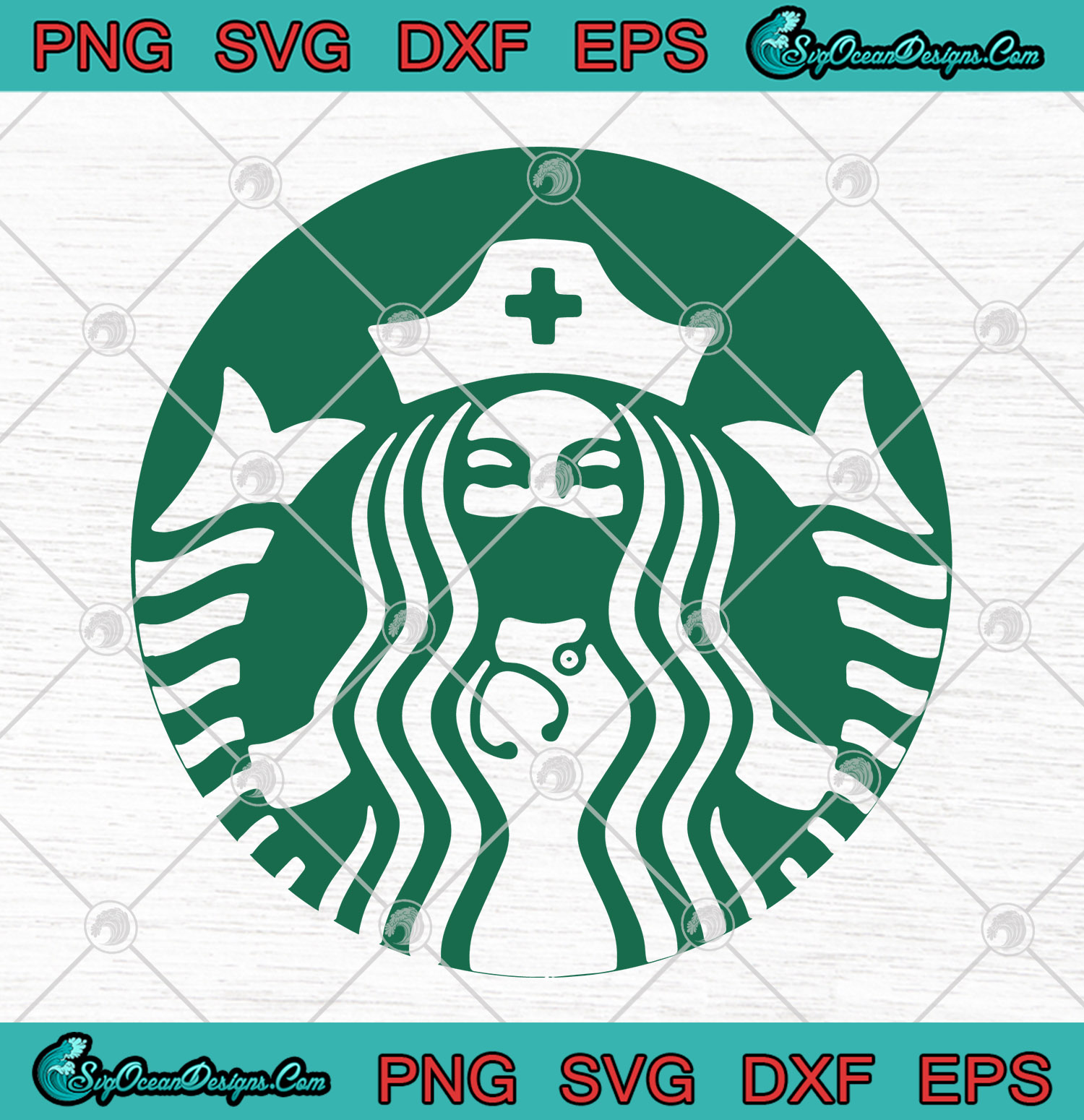 Download Starbucks Strong Nurse Covid-19 SVG PNG EPS DXF - Covid 19 ...