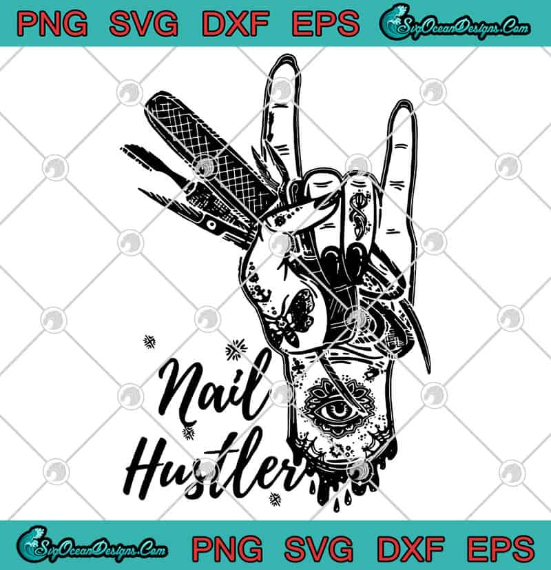 Download Hand Nail Hustler Tattoo SVG PNG EPS DXF Cricut File Cutting File Silhouette Art - Designs ...