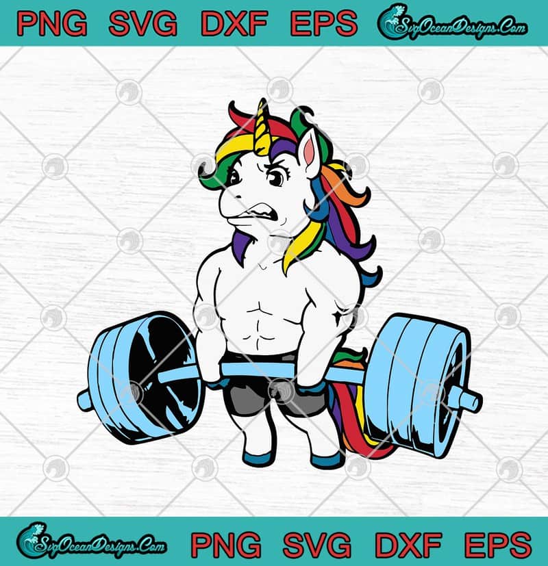 Download Unicorn Weightlifting Fitness Gym Deadlift Rainbow Funny Svg Png Eps Dxf Gym Unicorn Svg Cricut File Silhouette Art Designs Digital Download PSD Mockup Templates